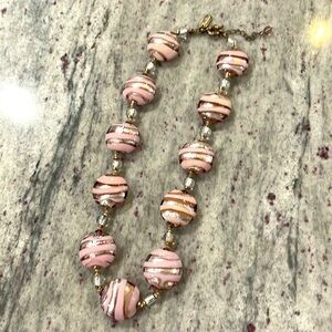 Hilary London glass necklace